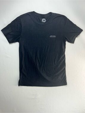 Black Short-Sleeve Graphic Crewneck Tee - Stop Toxic Masculinity - Small